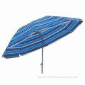 Beach Umbrella with 22/25mm Rotation Shaft and Made of 150gsm Polyester